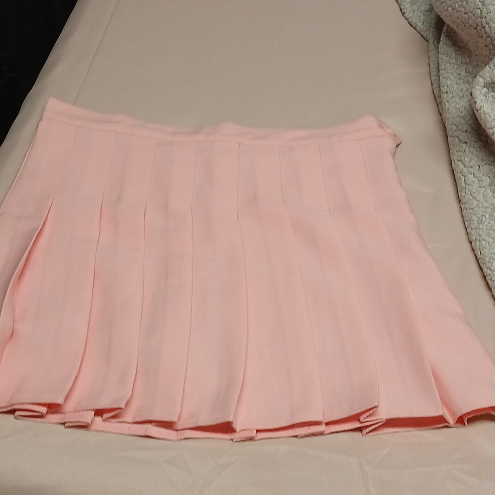 Pale Pink Pleated Mini Skirt❗Last Chance To Buy‼️